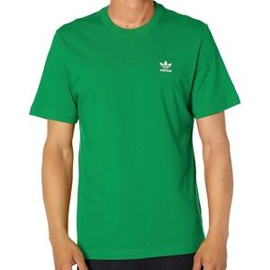 Adidas Originals Mens Essential Green Tee Trefoil Logo Short Sleeve NEW Medium